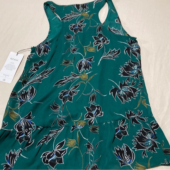 CAbi‎ Green Peplum Tank Top with Floral Design - Picture 10 of 11